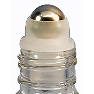 Perfume Studio Replacement Roller Tops for Roll-On Bottles with Stainless Steel Metal Balls (24 Units) - Fits Roll On Bottles with a .63 in / 16 mm Inner Neck