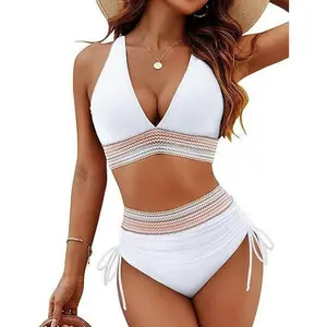 Flatter Your Curves!High Waisted Bikini, Tummy Control Two Piece Swimsuit, Retro Push Up Bathing Suit for Women