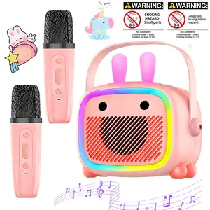 Mini Bluetooth Speaker, Portable Audio Box With Colorful LED Lights, Long Battery Life For Home Travel And Various Occasions, Festive Music Gift For Boys Girls Aged 3-12 On Halloween Christmas Birthday