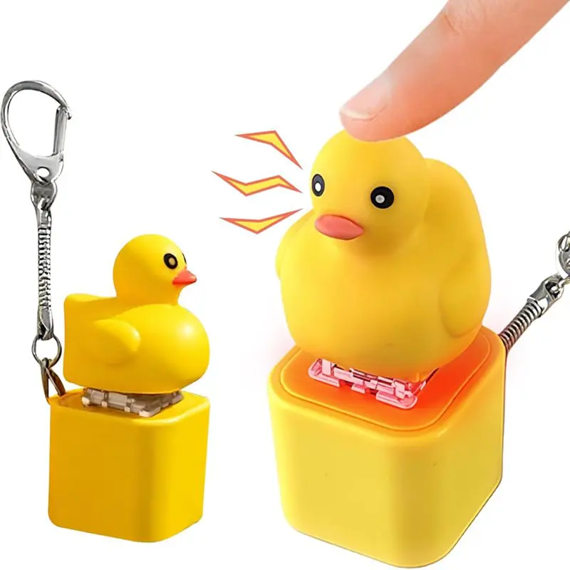 Adult Keyboard Click Frog Toy, Rechargeable Light Up Keyboard Fidget Keychain with Colorful Lights, Anxiety Relief and Sensory Fun, Unique Stress Reliever Gift