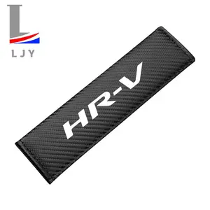 Carbon Fiber Striped Seat Belt Shoulder Pad for Honda Hrv, Car Interior Accessory, Car Accessories, Easy to Install and Clean, Comfortable and Stylish Protection