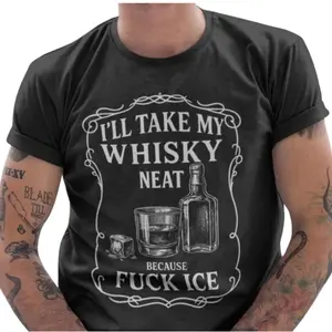 I'll Take My W Neat Because F ICE Pro-Immigrant Tee: Latino Activist, Anti-Deportation