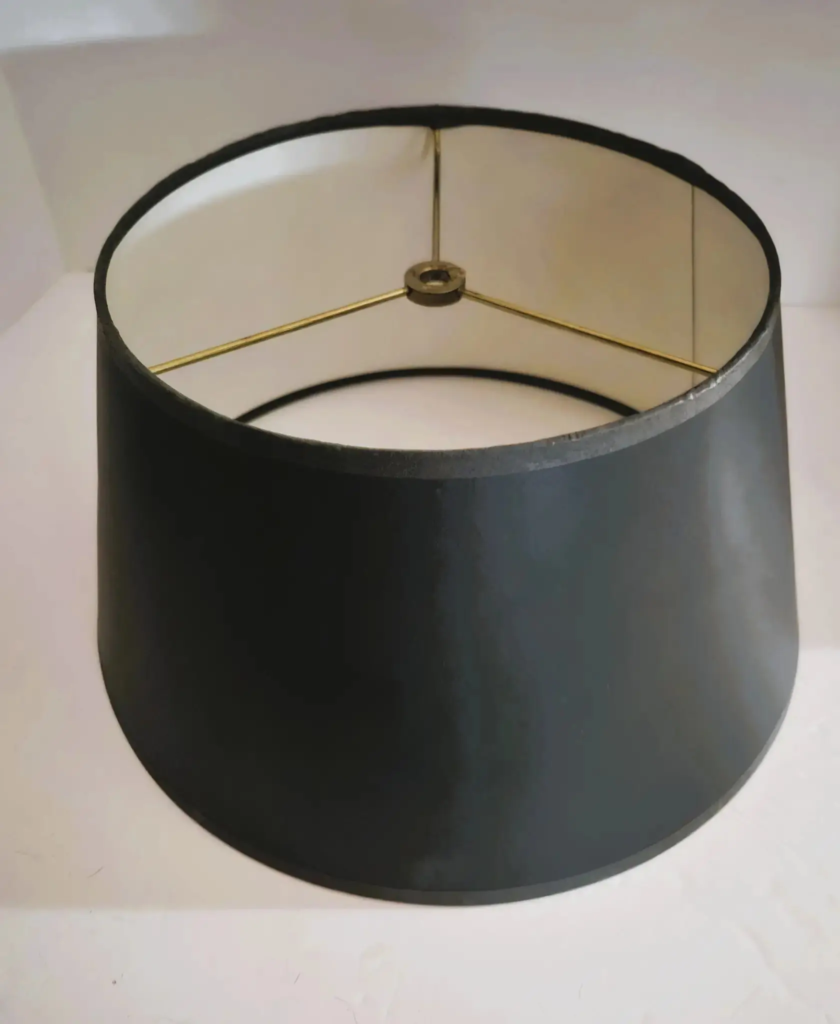 Black Wet Look Tolle Paper Lamp Shade – E7 Fitter | SKU 68146