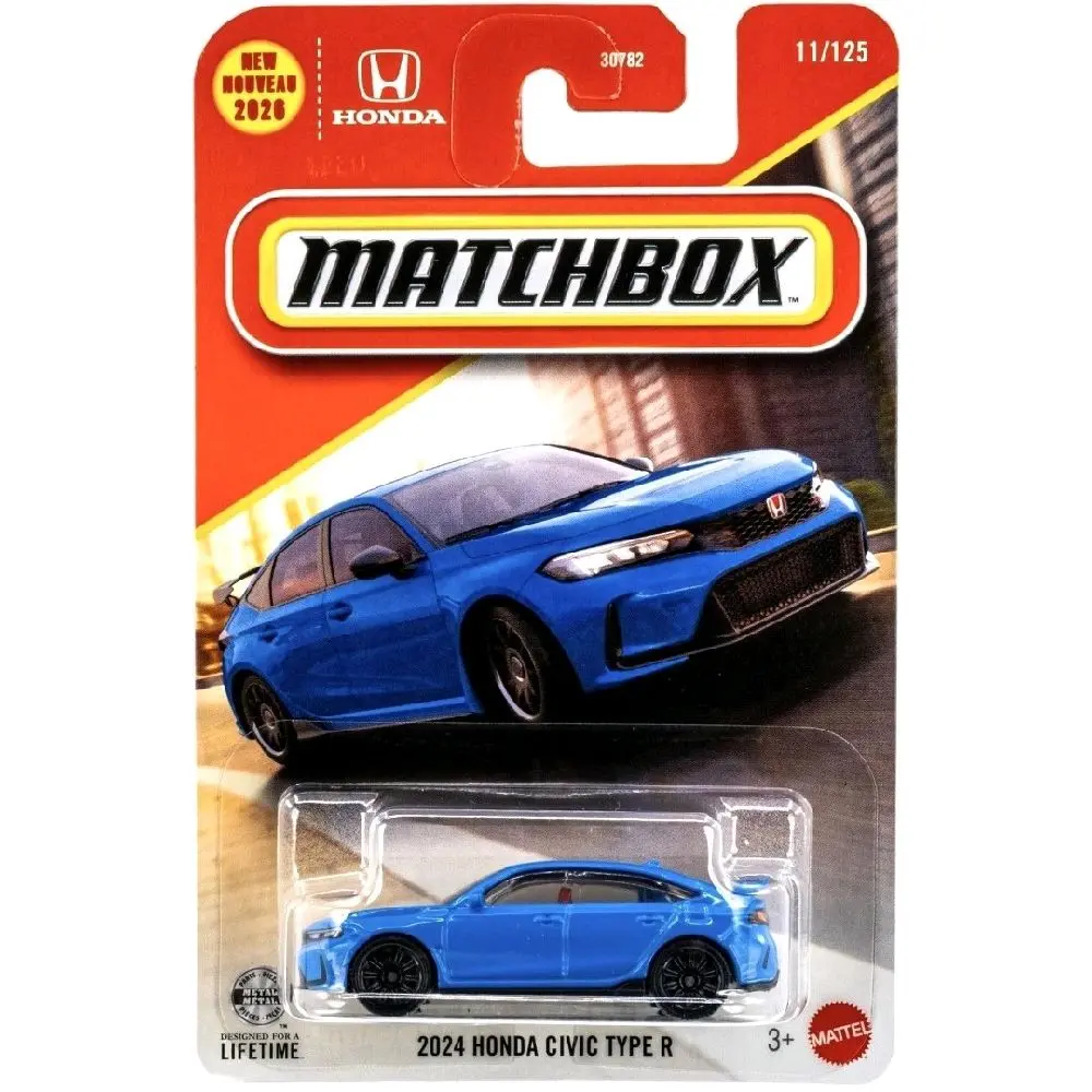 New 2026 Matchbox Series #11 Collectibles - 2024 Honda Civic Type R Miniature Model Car, 2024 Model ID, Iconic TR Look