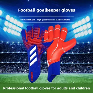 Falcon Football Professional Adult Children's Latex Fingerless Comfortable Breathable Wear Resistant Thickened Goalkeeper Gloves Goalkeeper