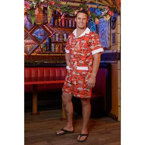 Mens Fireball Cabana Set