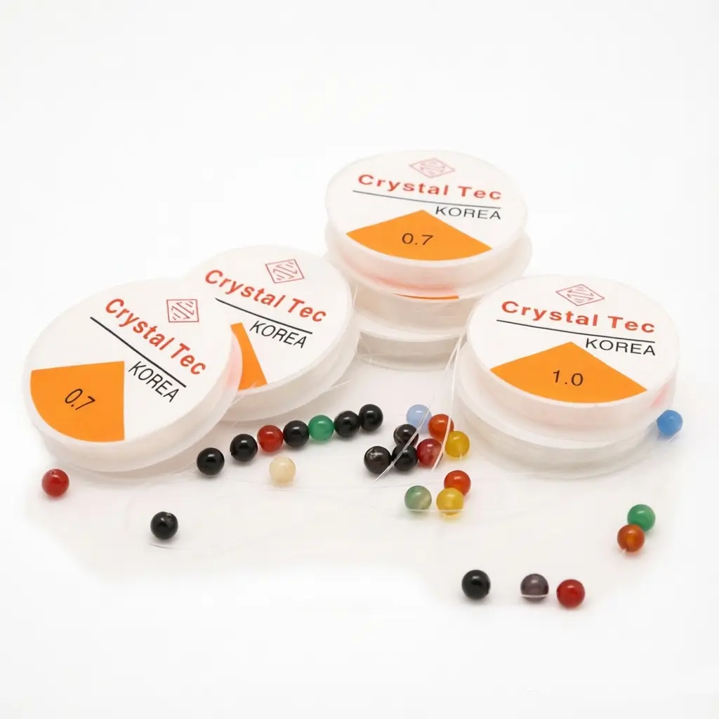 Yuki's Shop Crystal Thread - Easy to Use Beading & Jewelry Making Supply for DIY Enthusiasts, Elevate & Enhance Half-Finished Projects