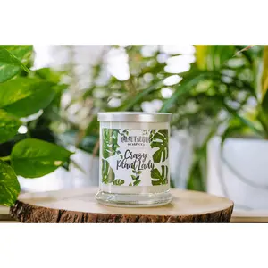 Crazy Plant Lady Wood Wick Soy Wax Candle