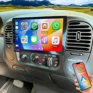 10.1" Android 14 Car Stereo for Ford F-150 1997–2004 | 4+64GB Double Din Touchscreen Radio with Wireless CarPlay & Android Auto, GPS Navigation, Bluetooth, WiFi, SWC, FM, Backup Camera