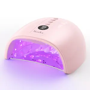 New Upgraded P-PLUS30GT Rechargeable Cordless UV/LED Nail Lamp Cures All Gels, Especially Builder, Hard, Extension, Acrylic & Chrome Gel Polishes Manicure