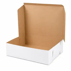 Bakery Cake Box – Half Sheet Cake & Dessert Tray Box 14x19