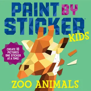 Paint by Sticker Kids: Zoo Animals by Workman Publishing [Paperback Book]