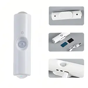 3 Pack Rechargeable LED Night Light with Motion Sensor RGB Color Changing Dimmable Ambient Wall Light USB Powered Magnetic Decorative Lamp for Kitchen Closet