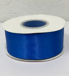 1 1/2" Royal Blue Satin Ribbon Double-face 25 yds