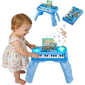Summervibes VEVOR Baby DJ Playset for Toddlers 1-3, Educational Musical Table Toys with 133 Sound Sources, Recording and LED DJ Turntable, Baby Activity Table for Birthday, Gift for Kids Aged 6+ MonthsVEVOR Super Brand Day