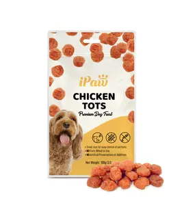 iPaw - Chicken Tots, Ingredient Sourced from USA, Dog treats, Dog snack, Chews, allnatural dogtreats , 3.5oz