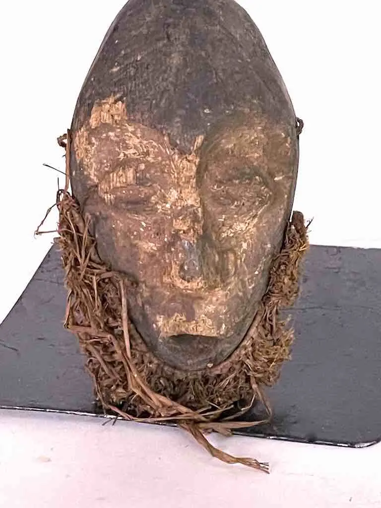 Small Ceremonial-style African Lega Tribal Mask from Congo (DRC)