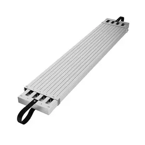 8-13ft Aluminum Work Plank, Telescoping Plank, 440LBS Capacity, Adjustable Aluminum Plank, Equipped with Skid-Proof Platform Scaffold Ladder Accessory