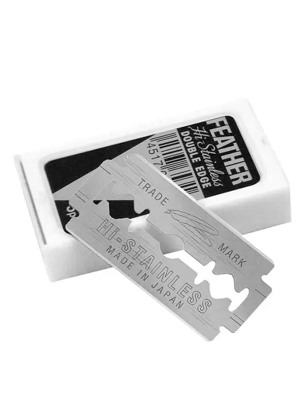 Jatai Feather Hi-Stainless Double Edge Blades - 5pk