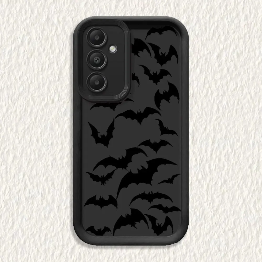 Phone Case - Sharp Bat Trendy Phone Case for Samsung for Galaxy A04 A05 A05S A06 A13 A14 A15 A16 A23 A24 A25 A26 A33 A34 A35 A36 A53 A54 A55 A56 A73 F06 F15 4G 5G Shockproof TPU Soft Cover Coque Simple Fundas Cellphone Smartphone