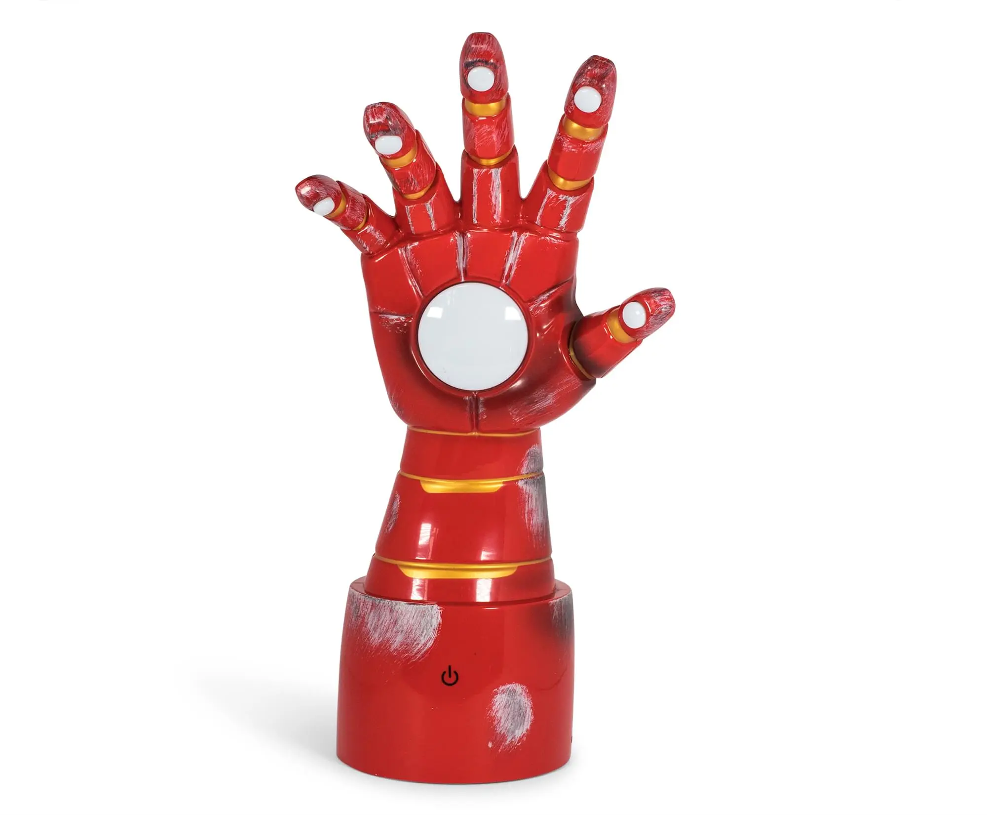 Marvel Iron Man Gauntlet Collectible LED Desk Lamp | 14 Inches, Led Home Decor, Led Lighting Light