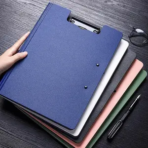 A4 File Folder, 1 Count Multi-purpose File Clipboard, Memo Clipboard, Double Clip Test Paper Storage Organizer, Document Organizer, School Supplies, Office Supplies