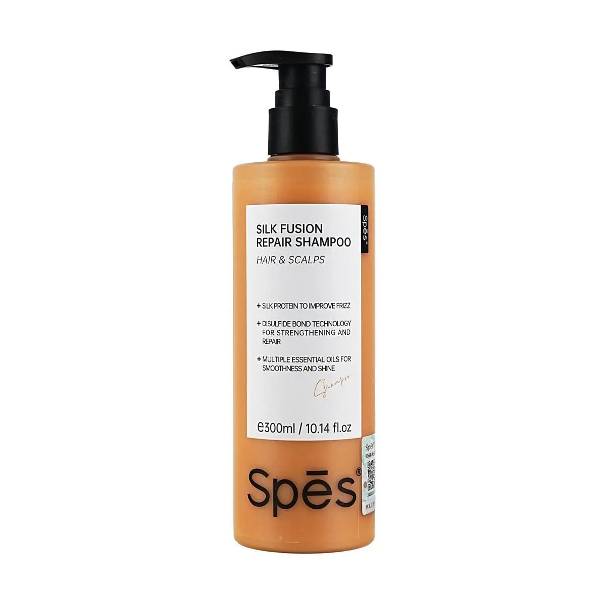 Spes Collagen Coating Repair Shampoo 300ml - Hair Treatment for Damaged, Dry, Frizzy Hair - Professional Salon Formula