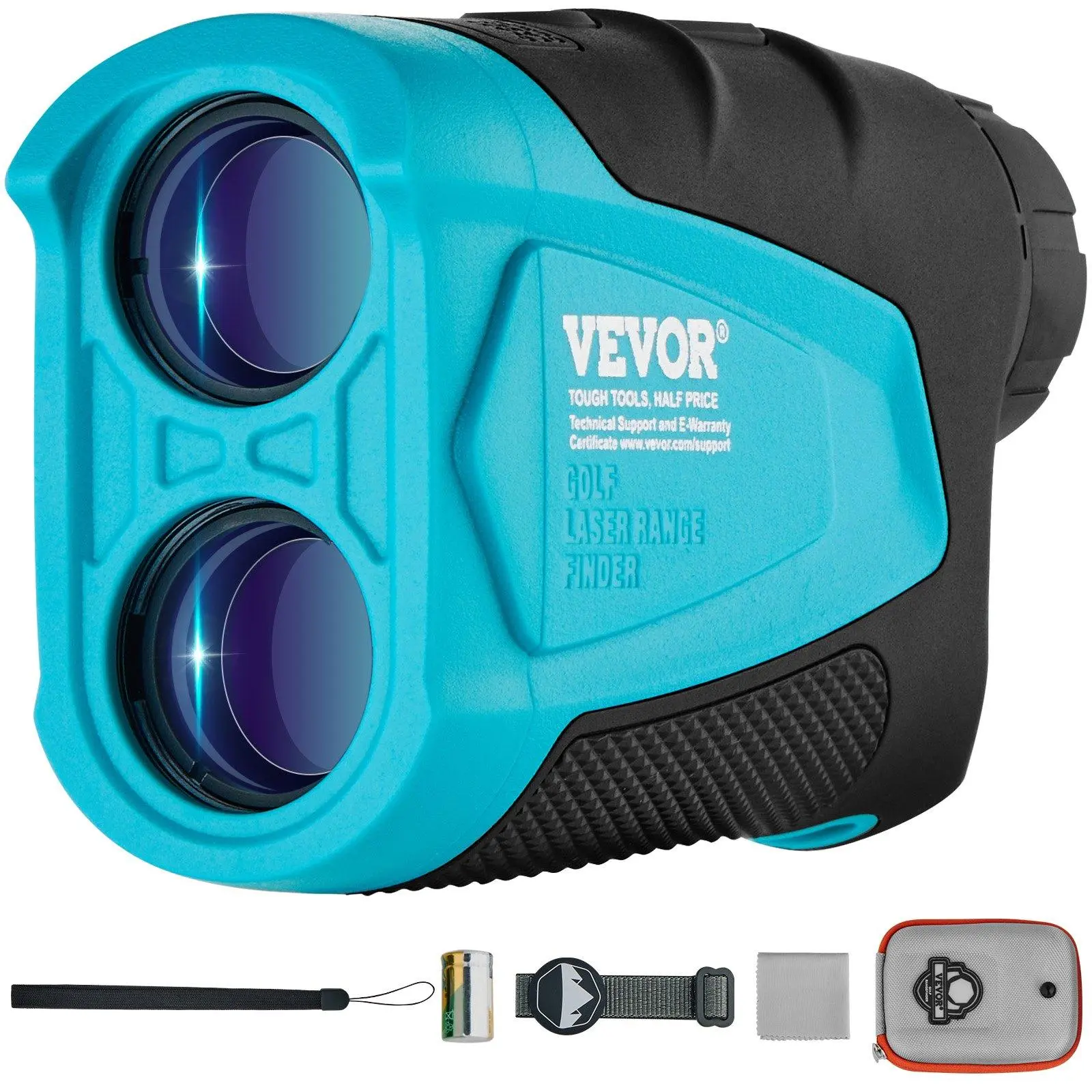 【SummerFinds】VEVOR Golf Rangefinder,  Max 1300 Yards Laser Golfing Hunting Range Finder, 6X Magnification Distance Measuring, Golfing Accessory with External Magnet Mount, High-Precision Flag Lock, Slope