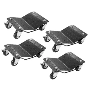 【fathersdaygift】VEVOR Wheel Dolly, 6000 lbs/2722 kg Car Moving Dolly, Wheel Dolly Car Tire Stake Set of 4 Piece, Heavy-duty Car Tire Dolly Cart Moving Cars, Trucks, Trailers, Motorcycles, and Boats