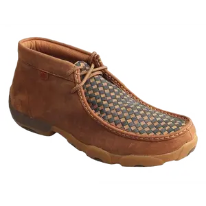 Twisted X Men's Checkered Driving Moc MDM0057