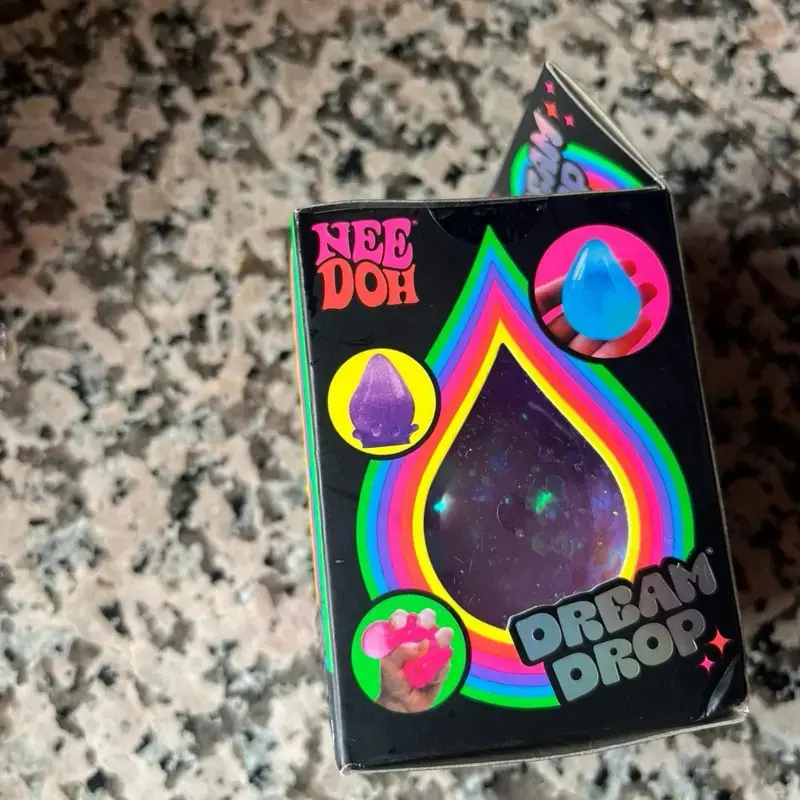 Needoh olor Glitter Dream Drop SensoryFidget Toy for Stress Relief and Relaxation