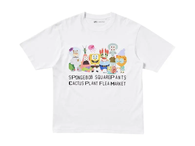Uniqlo x CPFM Spongebob Squarepants UT Graphic II T-Shirt White (men) by StockX