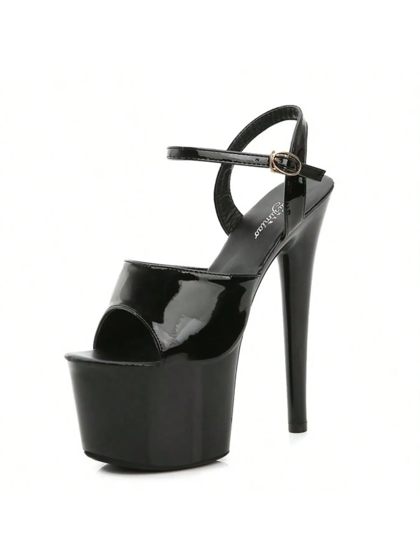 Women Sexy Show Sandals Elegant Open Toe Wedge Peep Toe 17 CM High Heels Sexy Platform Color Sandals Girls Shoe For Party Elegant Classy Red Black LFD Wedge Heel Shoes