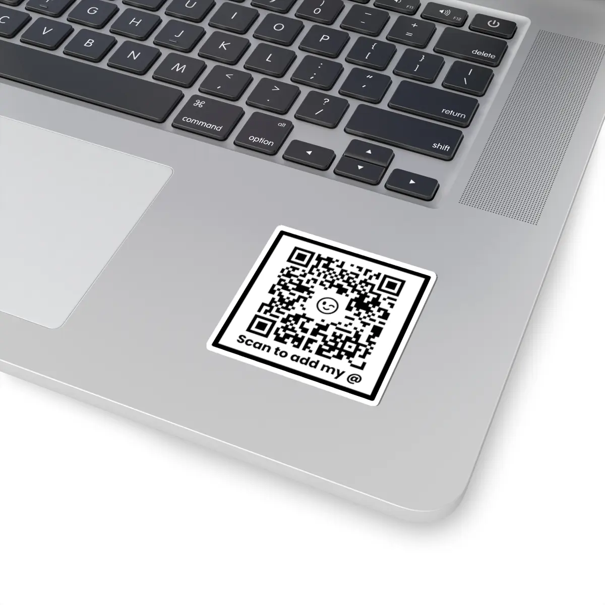 Funny Couple "Oh GOD please NO" QR Code Prank Kiss-Cut Stickers for Laptop, Phone, Car, Home Decoration - Hilarious Laugh Gift, Joke Decal funny sticker