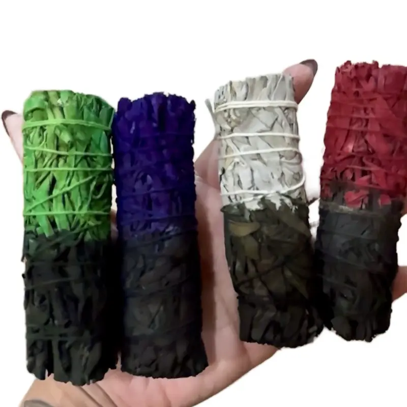 New Year Sage Bundles 4 – 4” bundles: Shadow & Light, Money Magnet, Reversible Love & Protection & Power Smudge Set