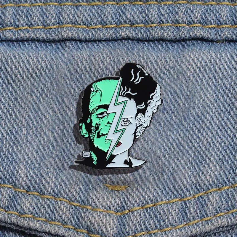 Creative Figure Design Brooch, Fashion Accessory, Fashionable Clothes Accessories for Women & Men, Enamel Lapel Pins Suitable for Backpacks, Jeans, Scarves, Hats Decoration Fixed Buckle, Hat Clip, Casual Alloy Jewelry for Men & Women, Hat Pins