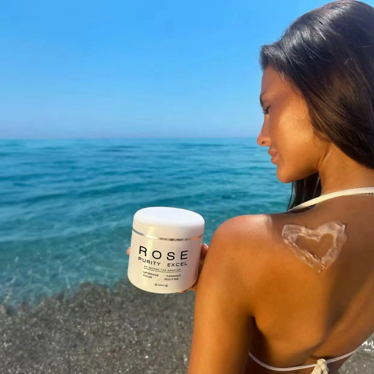 Excellence Self-Tanning Exfoliating Cream Balm, 60 Seconds Quick Tan Removal, Moisturizing, Deeply Moisturizing, Hydrating, Deep Nourishing Cream & Skincare Effects, Restore Natural Skin Tone, Body Care, Moisturizer, Cosmetic Body Care