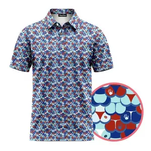 Merica Butt Print Golf Polo Shirt Funny USA Golf Shirt