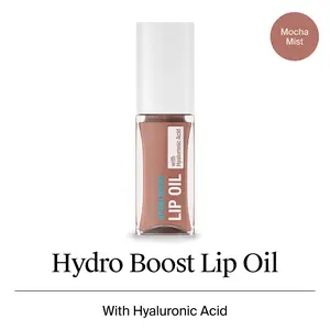 Neutrogena Hydro Boost Tinted Lip Oil with Hyaluronic Acid, Designed to Hydrate & Nourish, Mocha Mist, .2 fl. oz