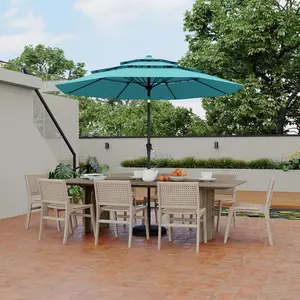 GARVEE 4 Pieces Outdoor Patio Furniture Set with Loveseat