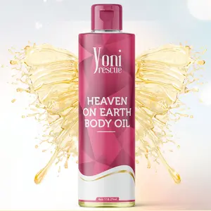 Heaven on Earth Body Oil, with Apricot, Jojoba, Avocado Oils & Vitamin E Oil, Fast-Absorbing, Nourishes and Hydrates Skin, Body Care, Heavenly Floral layer Fragrance Moisturizer Hydrating Moisturizing