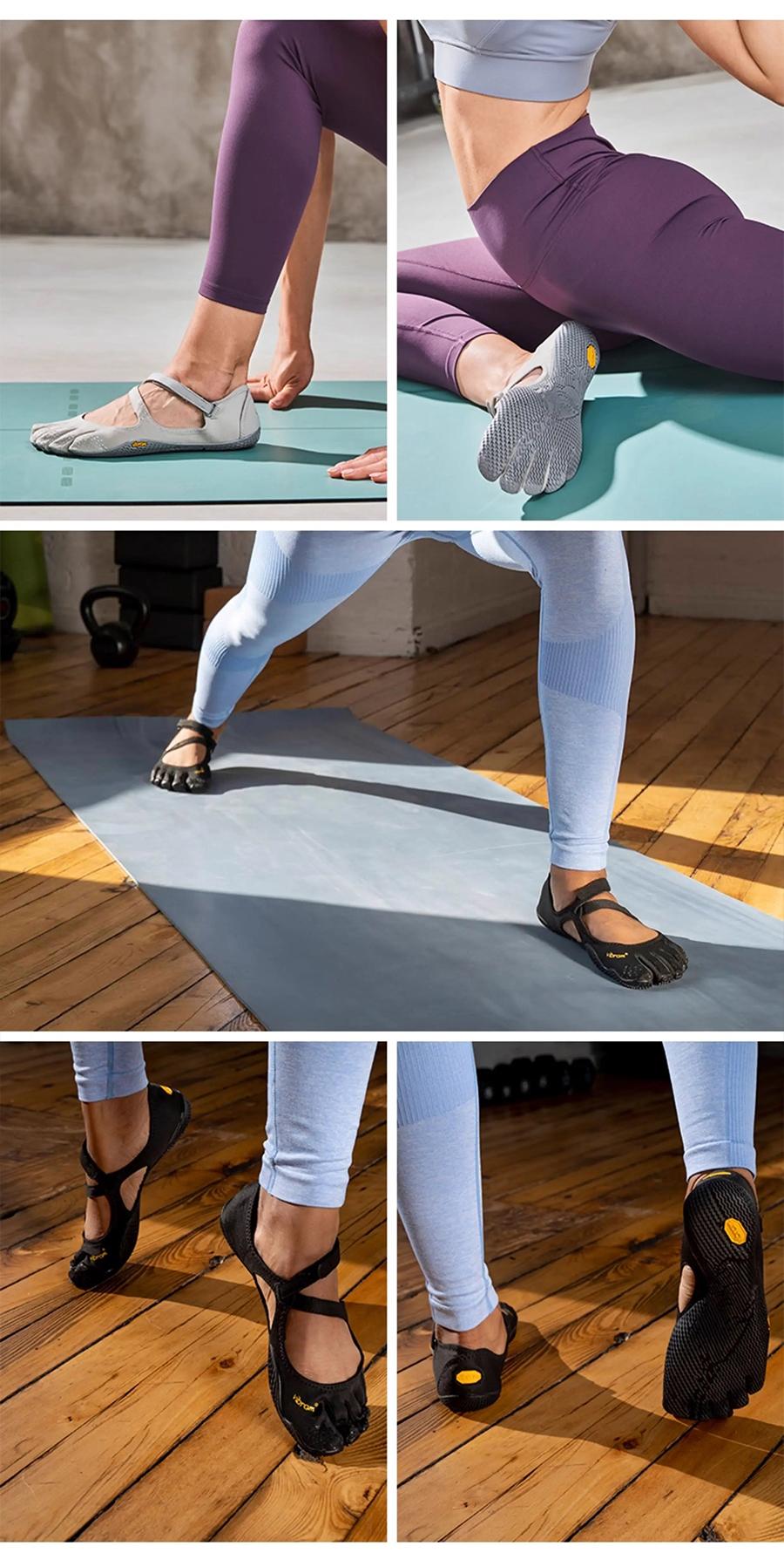 Classic FiveFingers Ballet Flats | Split-Toe Design, Breathable Barefoot Comfort | Ideal for Dance, Yoga, Pilates & Indoor Sports non-slip lightweight breathable comfortable fashion Zumba Shoes