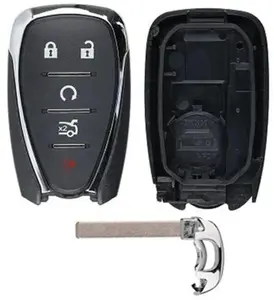 5-Button Smart Key Shell Compatible with Chevrolet 2016-2022 HYQ4AA HYQ4EA