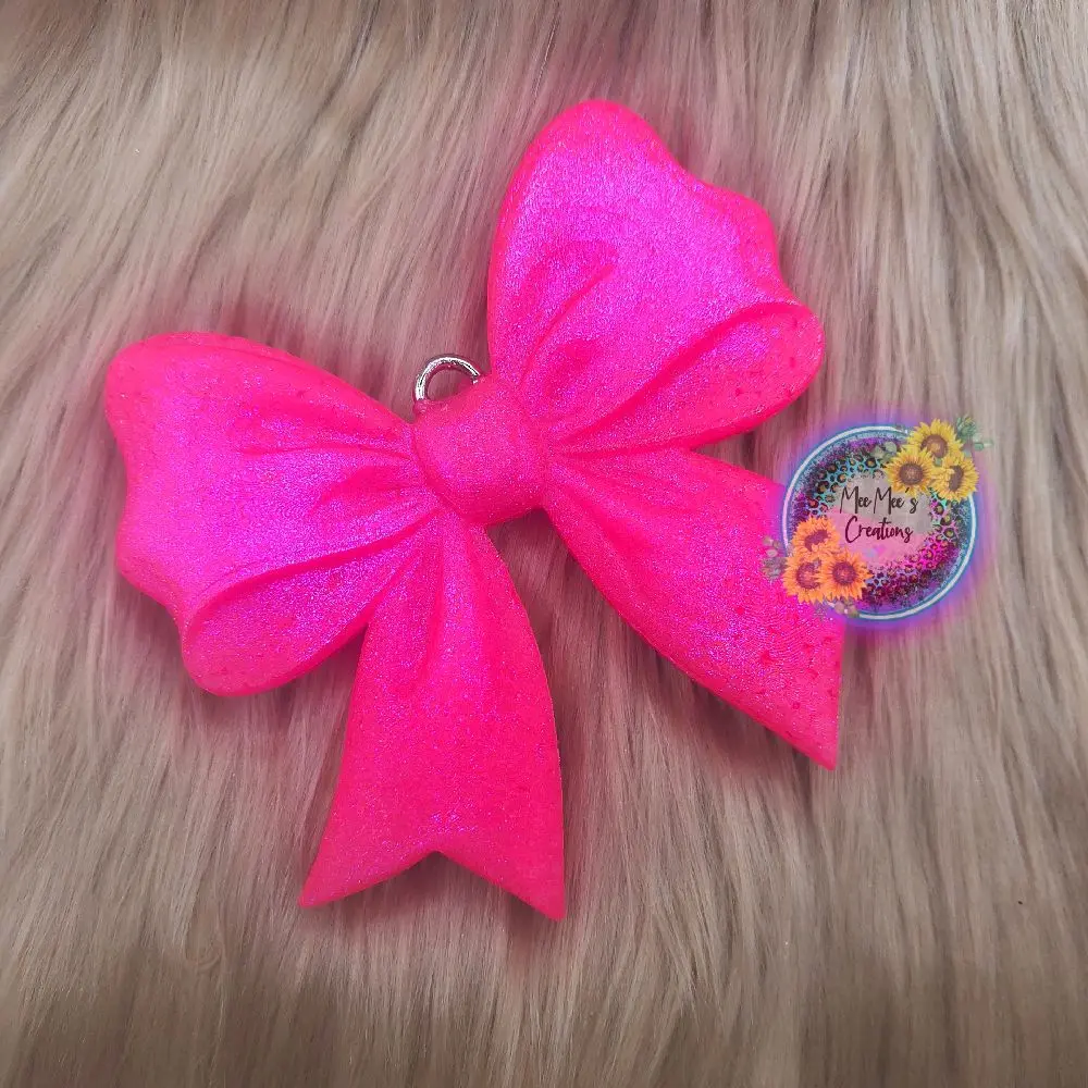 3D Girly Bow Car Freshie