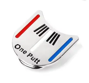 Golf Ball Alignment Marker With Magnetic Hat Clip Putting Alignment Aiming Tool. Great golf accessories for training, aim point training and perfect alignment every time.
