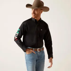 Ariat Team Logo Twill Shirt - Mexico Black