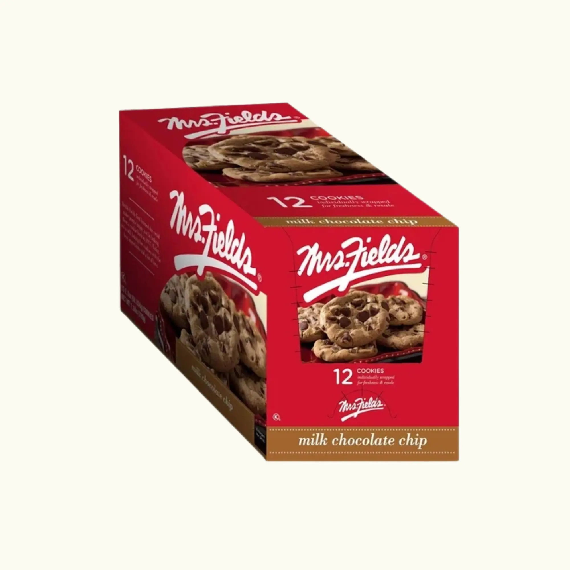 Snack Bundle D – 12 pcs Milk Chocolate Chip [ Mrs. Fields ]