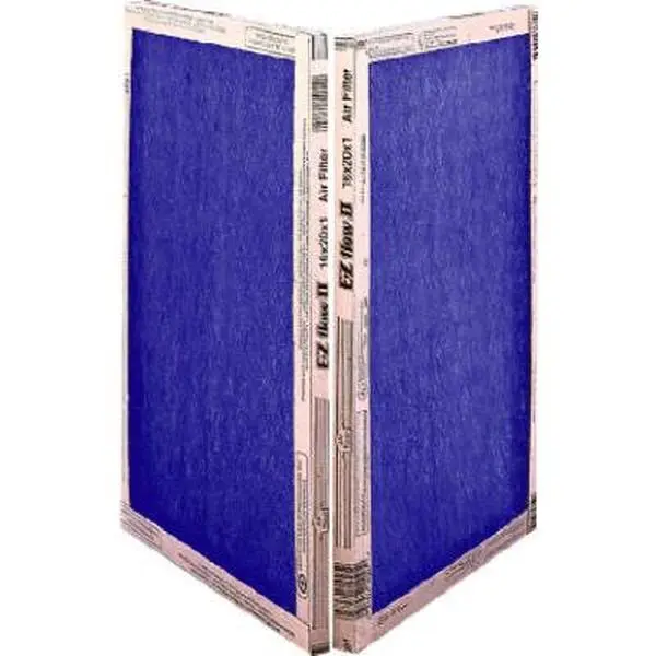 Flanders 10055.011630 EZ Flow II Spun Fiberglass Disposable Rectangle Furnace Filter - 16 x 30 x 1 in., 0.78 lbs, Flat Panel, 30 Day Filter, MERV 4, Effective Against Dust/Lint, All Seasons, Pack of 12, No Metal Media Retainers