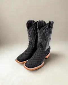 BASS PIRARUCU FISH | MEN'S COWBOY BOOTS