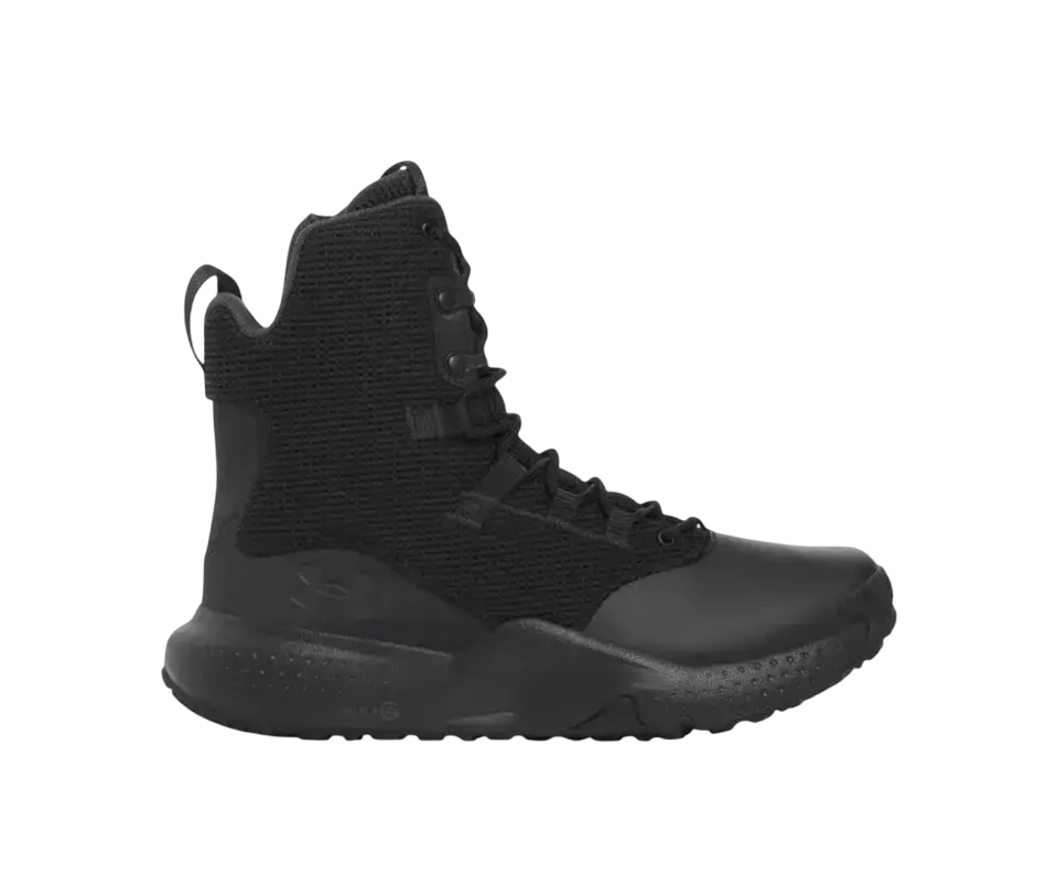 UNDER ARMOUR BOOTS MEN MICRO G STELLAR ZIP BLK/BLK 3028313-001